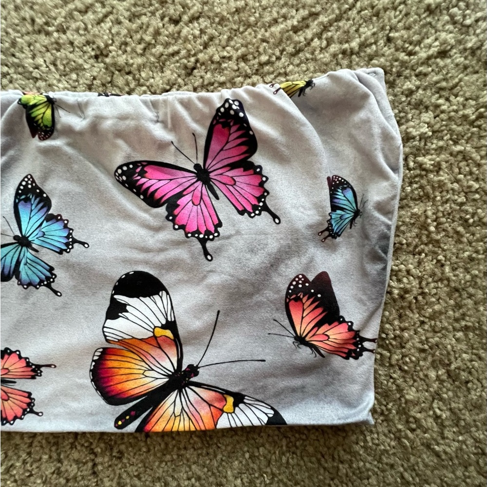 Butterfly Print Tube Top🦋💖 - Picture 7 of 10